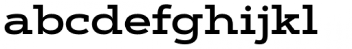 Artegra Slab Extended SemiBold Font LOWERCASE