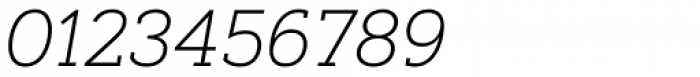 Artegra Slab ExtraLight Italic Font OTHER CHARS
