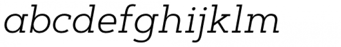 Artegra Slab Light Italic Font LOWERCASE