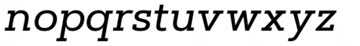 Artegra Slab Medium Italic Font LOWERCASE