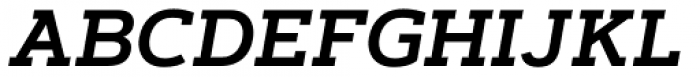Artegra Slab SemiBold Italic Font UPPERCASE