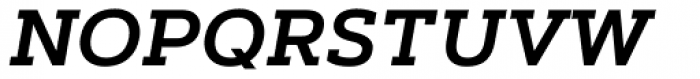 Artegra Slab SemiBold Italic Font UPPERCASE