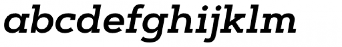 Artegra Slab SemiBold Italic Font LOWERCASE