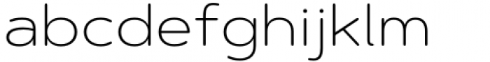 Artegra Soft Extended Extra Light Font LOWERCASE