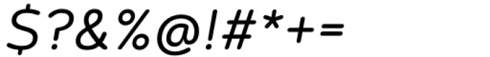 Artegra Soft Regular Italic Font OTHER CHARS