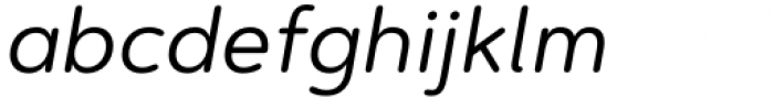Artegra Soft Regular Italic Font LOWERCASE