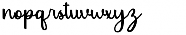 Arteliria Script Regular Font LOWERCASE
