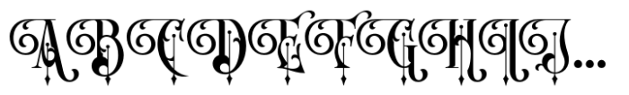 Arterium Alternate Font UPPERCASE
