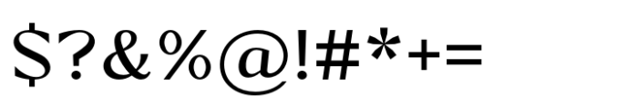 Artezy Regular Font OTHER CHARS