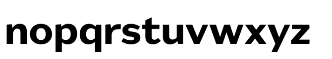 Artford Bold Font LOWERCASE