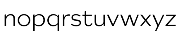 Artford Light Font LOWERCASE