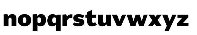 Artford Ultra Bold Font LOWERCASE