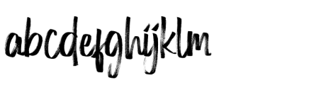 Arthelo Regular Font LOWERCASE