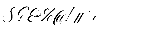 Artho Willians Italic Font OTHER CHARS