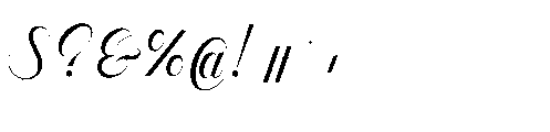 Artho Willians Regular Font OTHER CHARS