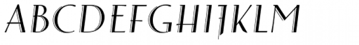 Arthur Sans Italic Font UPPERCASE