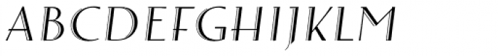 Arthur Sans Light Italic Font LOWERCASE