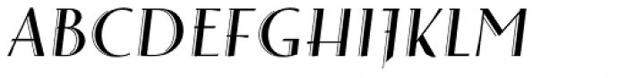 Arthur Sans Medium Italic Font UPPERCASE