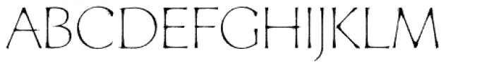 Artica Rough Pro Light Font UPPERCASE