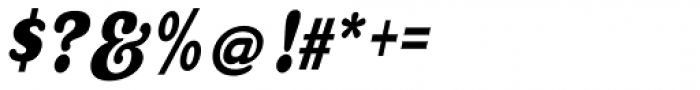 Artichoke Condensed Oblique Font OTHER CHARS
