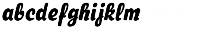 Artichoke Condensed Oblique Font LOWERCASE
