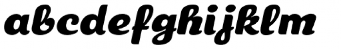 Artichoke Oblique Font LOWERCASE