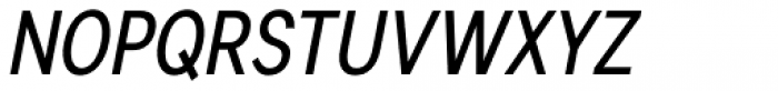 Artico Condensed Italic Font UPPERCASE