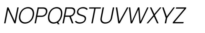Articulo Light Slanted Font UPPERCASE