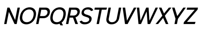 Articulo Medium Slanted Font UPPERCASE