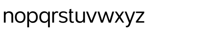 Articulo Regular Font LOWERCASE