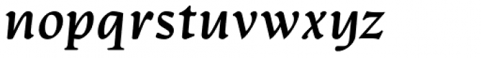 Artifex CF Bold Italic Font LOWERCASE