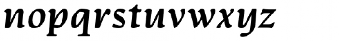 Artifex CF Extra Bold Italic Font LOWERCASE