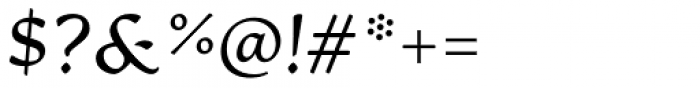 Artifex CF Regular Italic Font OTHER CHARS