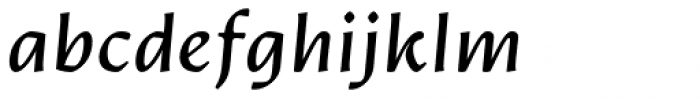 Artifex Hand CF Demi Bold Italic Font LOWERCASE