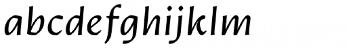 Artifex Hand CF Regular Italic Font LOWERCASE
