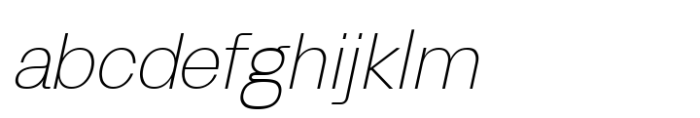 Artific Thin Oblique FONT