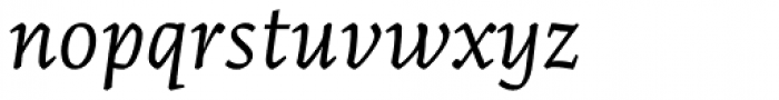 Artigo Global Book Italic Font LOWERCASE