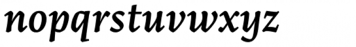 Artigo Global Semibold Italic Font LOWERCASE