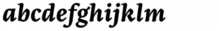 Artigo Pro Bold Italic Font LOWERCASE