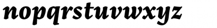 Artigo Pro Extra Bold Italic Font LOWERCASE