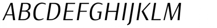 Artigua Light Italic Font UPPERCASE