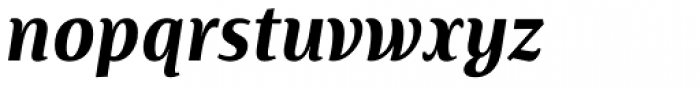 Artigua Semi Bold Italic Font LOWERCASE