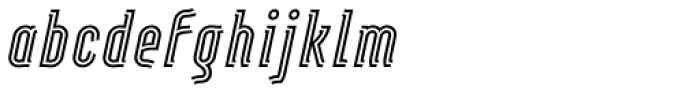 Artios Pro Rail Italic Font LOWERCASE