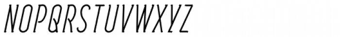 Artios Pro Thin Italic Font UPPERCASE