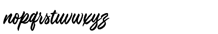 Artista Attitude Font LOWERCASE