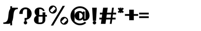 Artisual Deco Bold Font OTHER CHARS