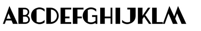 Artisual Deco Bold Font UPPERCASE