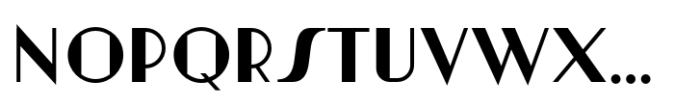 Artisual Deco Regular Font UPPERCASE