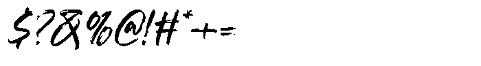 Artmash Font OTHER CHARS