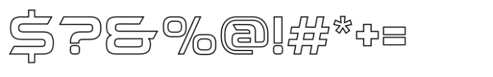 Artos Outline Font OTHER CHARS